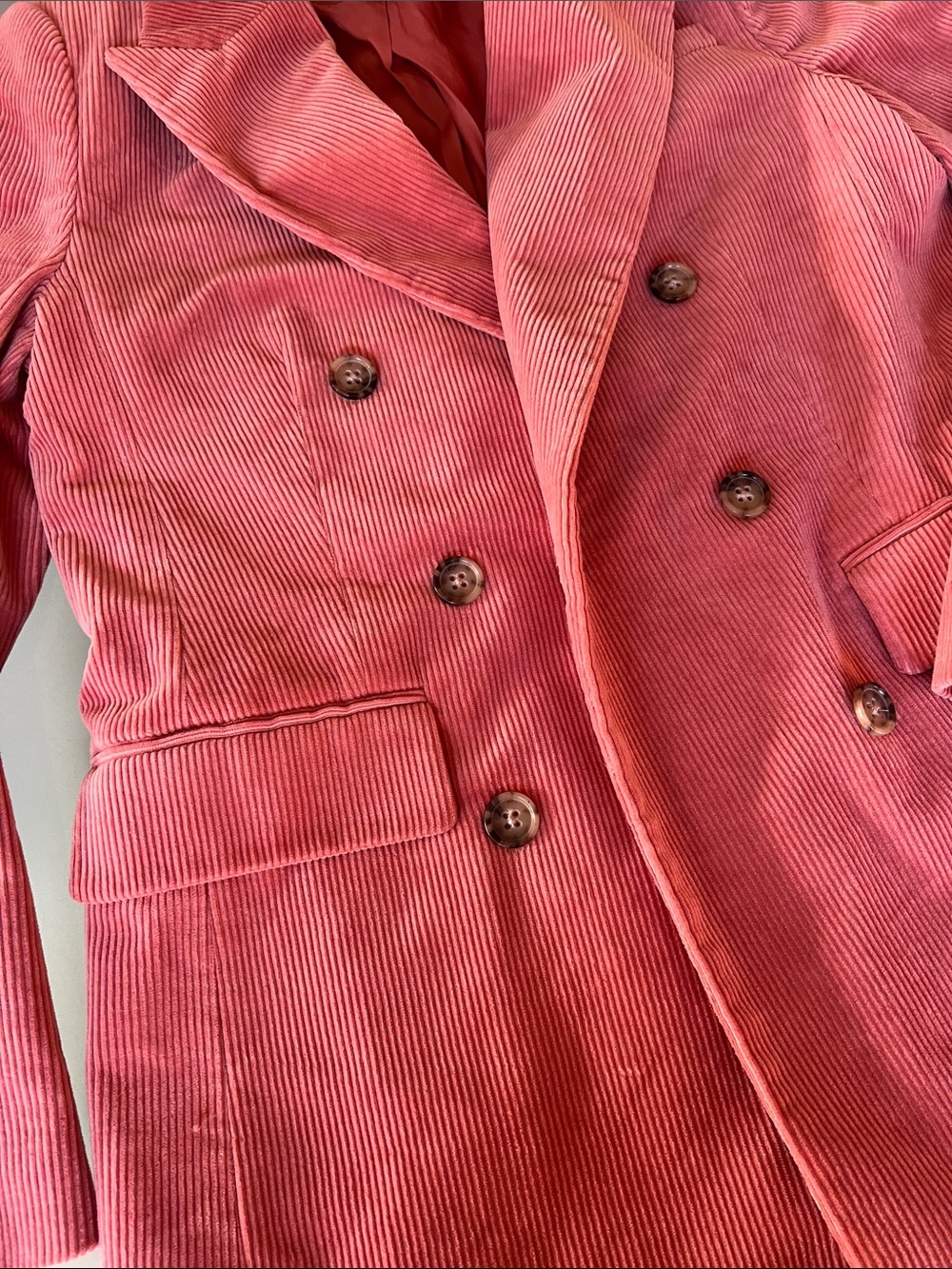 Banana Republic Corduroy Double-Breasted Blazer Jacket - Picture 5 of 9